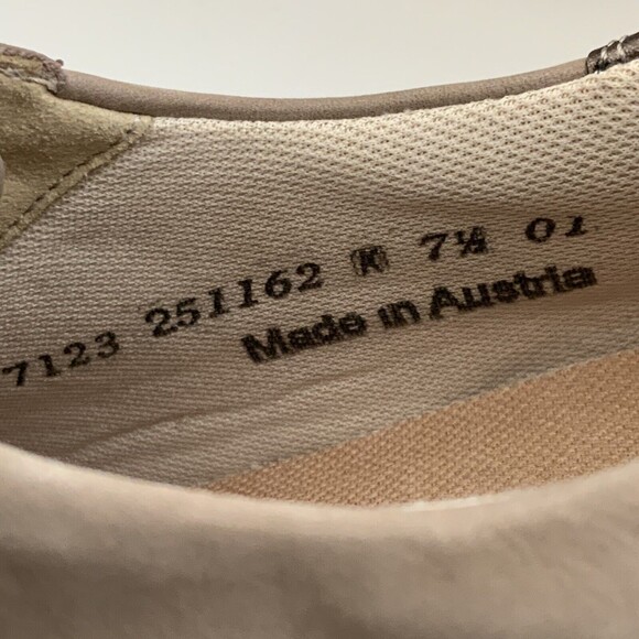 Hartjes Sneakers Tan Leather Hook & Loop 7.5 - Picture 10 of 11